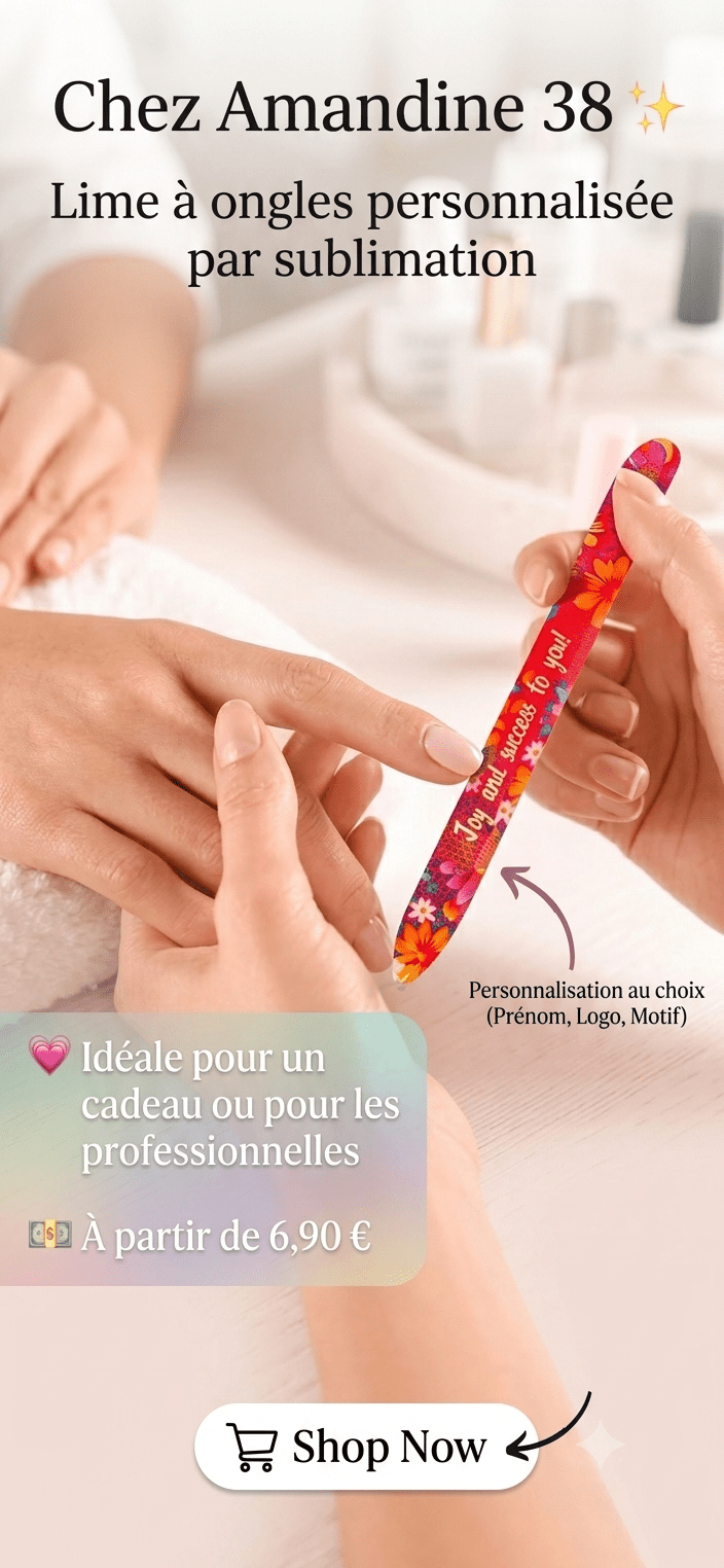 Lime à Ongles Personnalisée 💅 - Cadeau Beauté Original