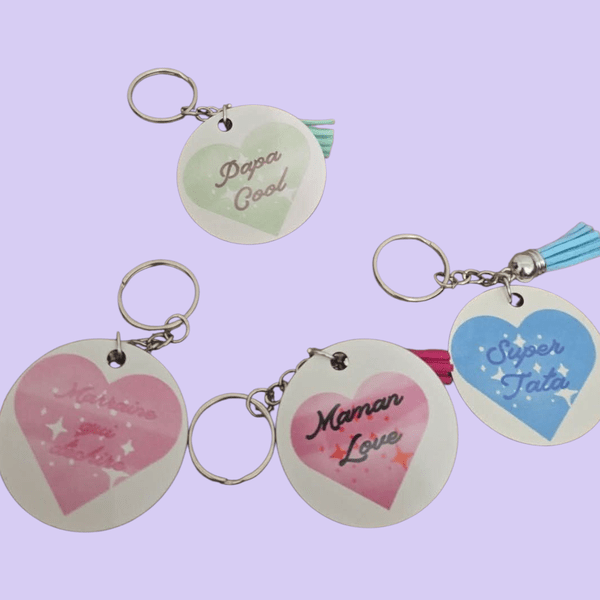 Porte-Clé Sentimental 💞 - Cadeau Émotionnel & Personnalisé