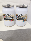 Duo de canettes isothermes personnalisées