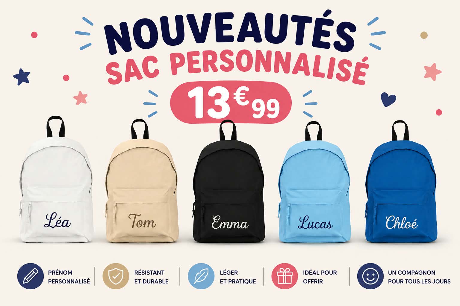 Sac à dos personnalisé