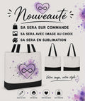 Tote Bag Personnalisé Modèle 2 🛍️ - Sac Tendance & Original