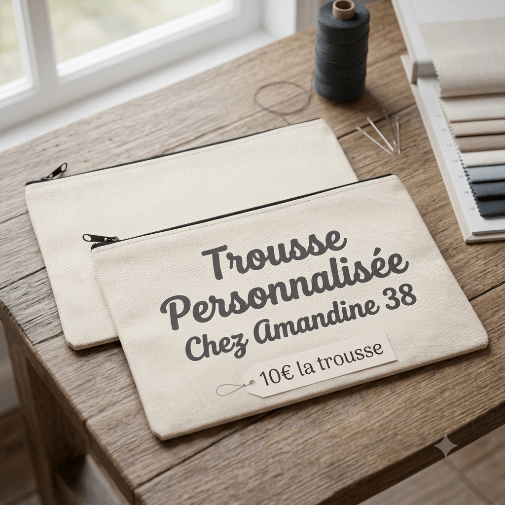 Trousse Personnalisée 🎨 - Cadeau Original Fait Main